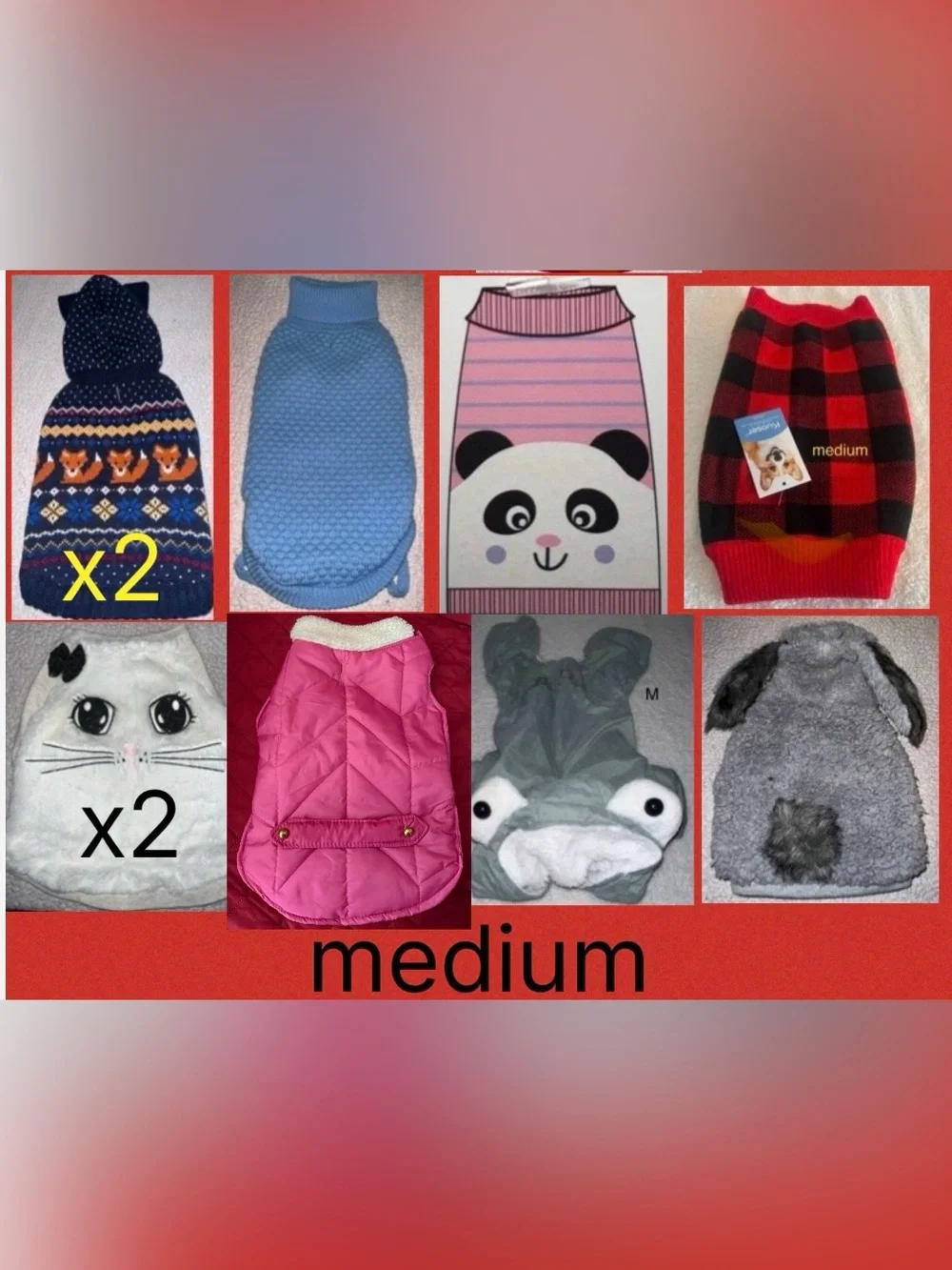 (dog Medium coats lot) Pink Quilted Small Pet Vest with Faux Sherpa Collar